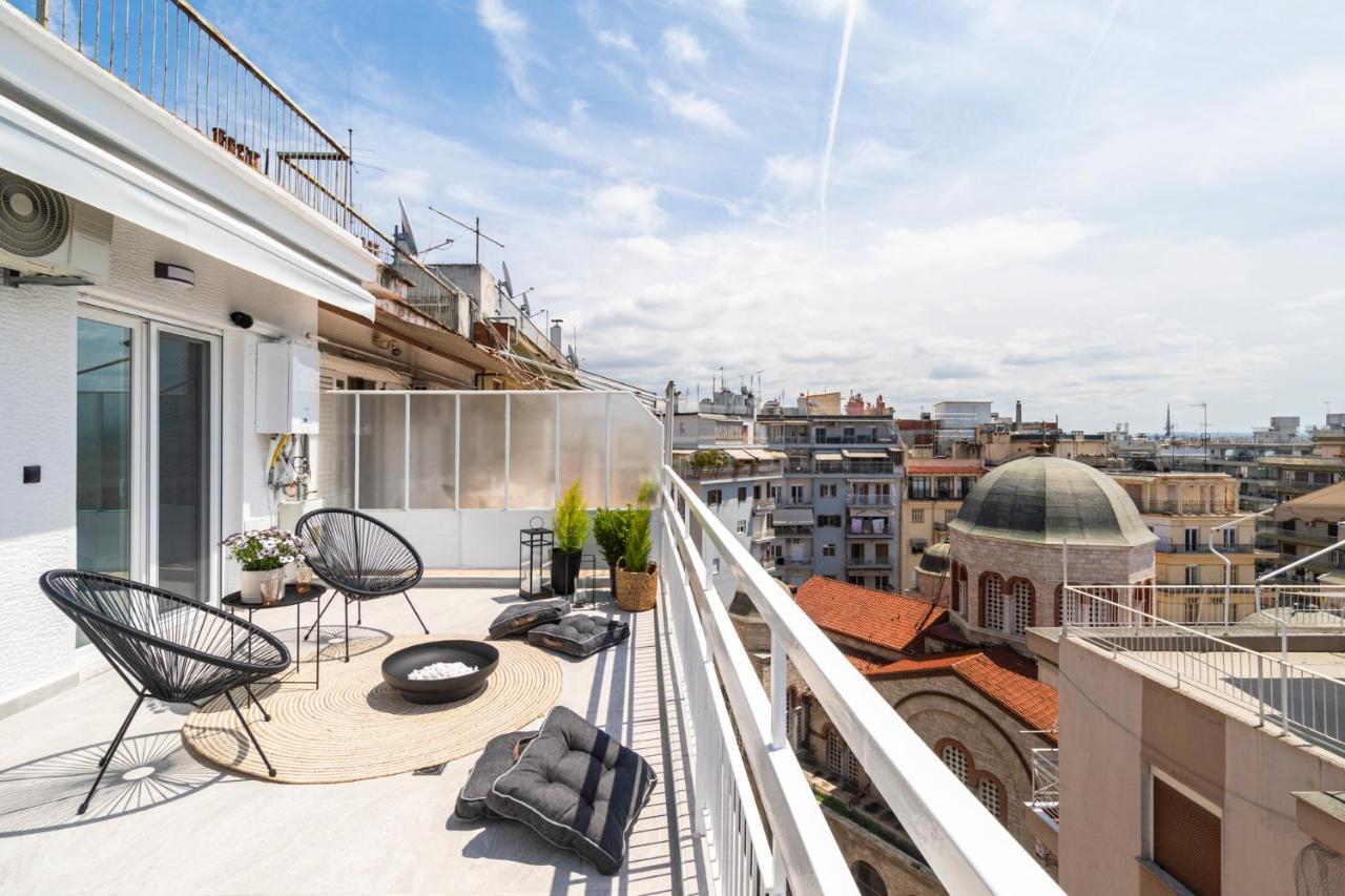 Ares Penthouse Apartment Thessaloníki Ngoại thất bức ảnh